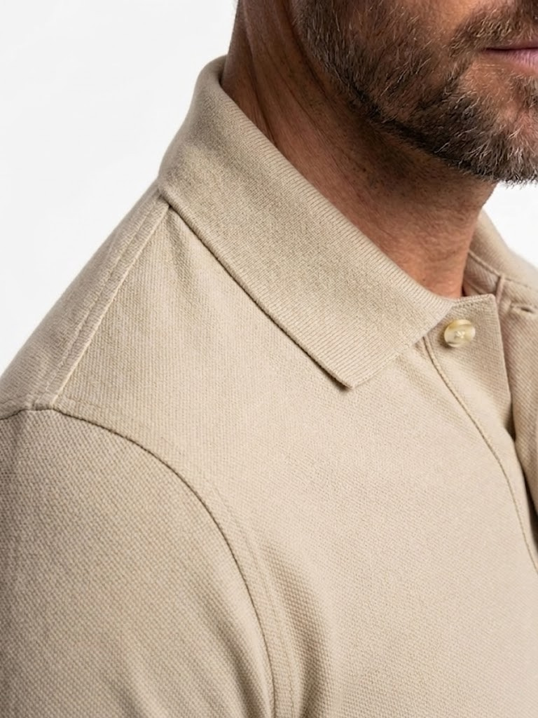 Polo piqué m/c BASIC llis