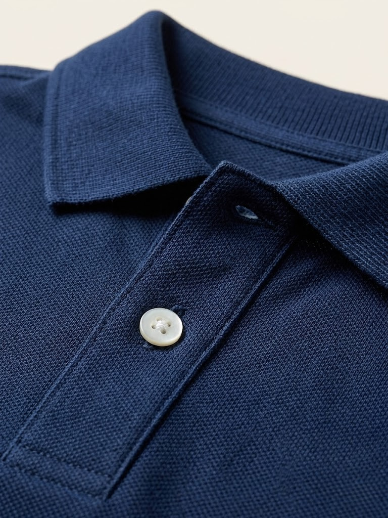 Polo piqué m/c BASIC llis