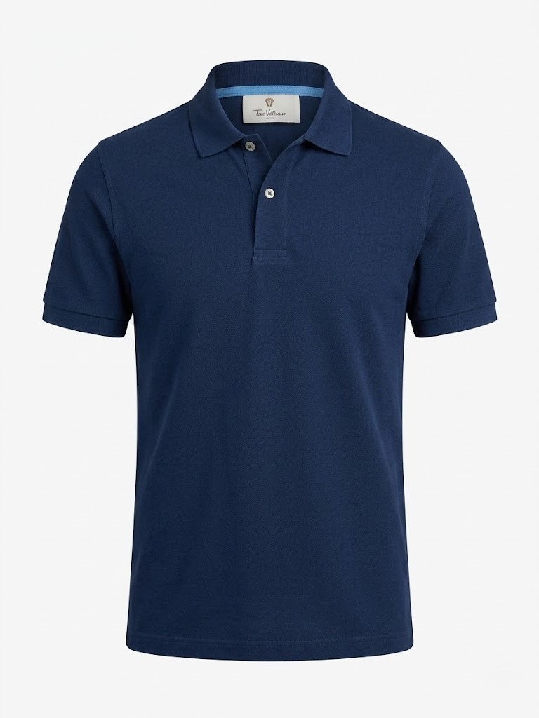 Polo piqué m/c BASIC llis