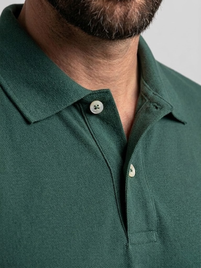 Polo piqué m/c BASIC llis
