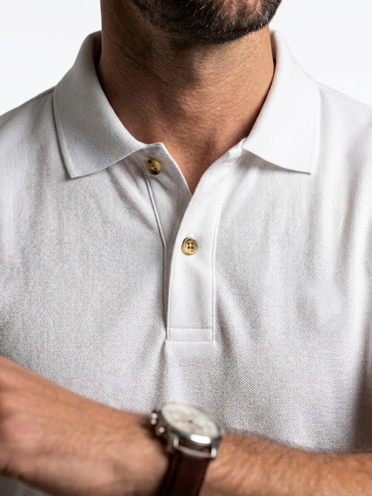 Polo piqué m/c BASIC llis