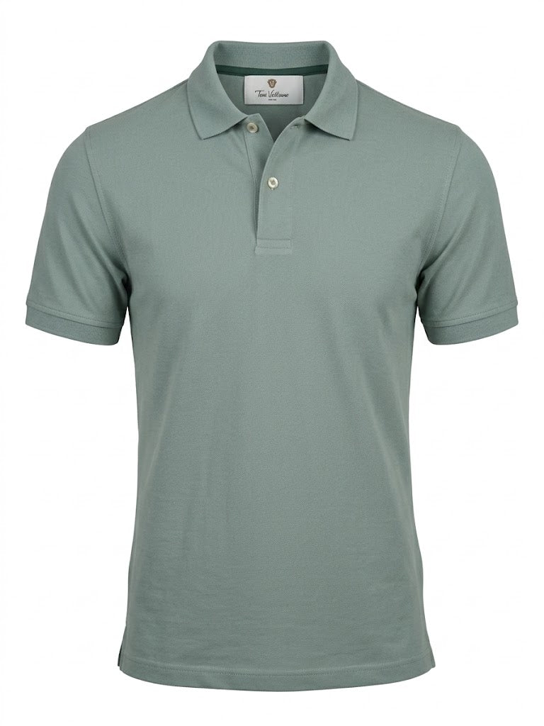 Polo piqué m/c BASIC llis