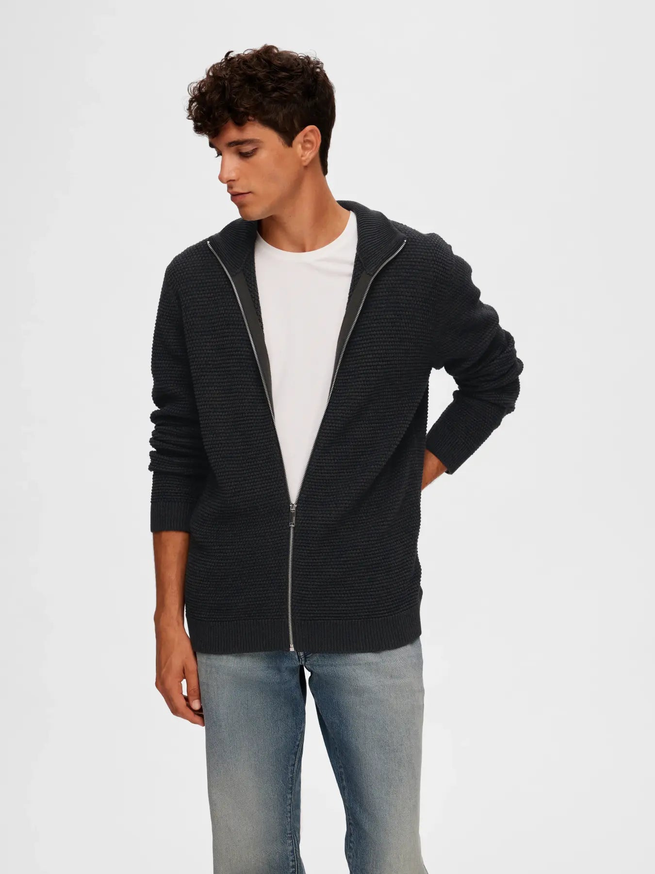 Cardigan cremallera DREAM structur VINCE