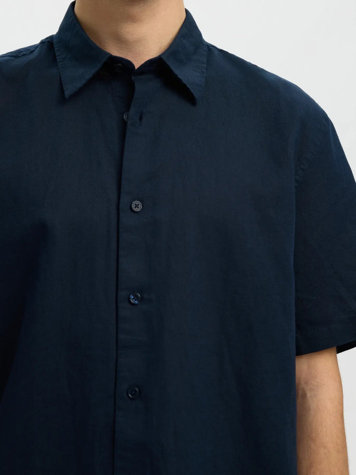 Camisa Corta de Lino