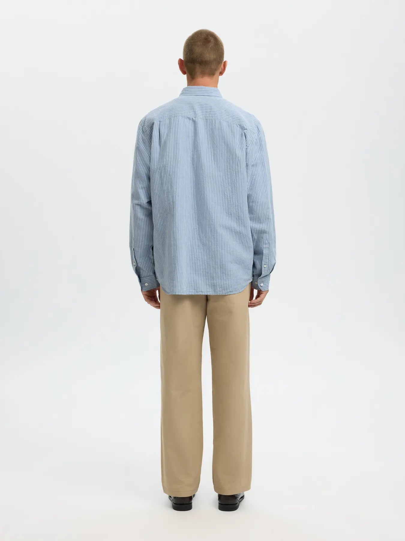 Camisa Larga de Lino