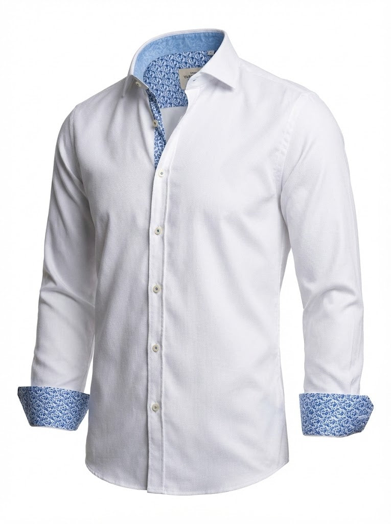 Camisa Slim Microestampada
