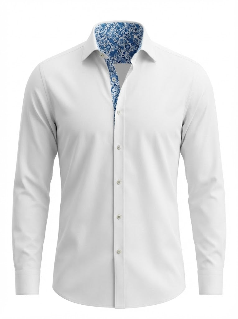 Camisa Slim Microestampada