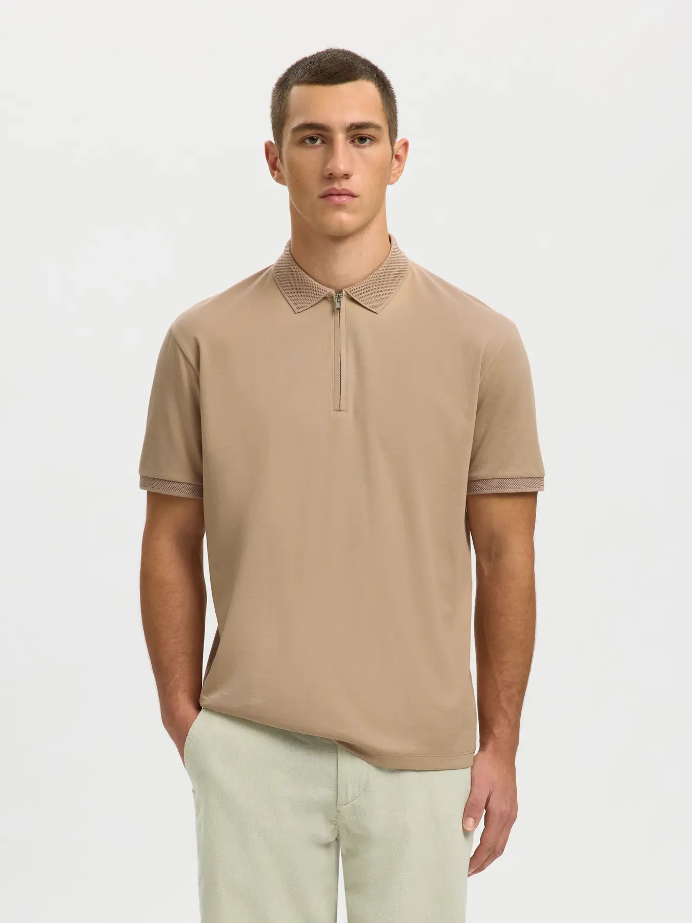 Zip polo