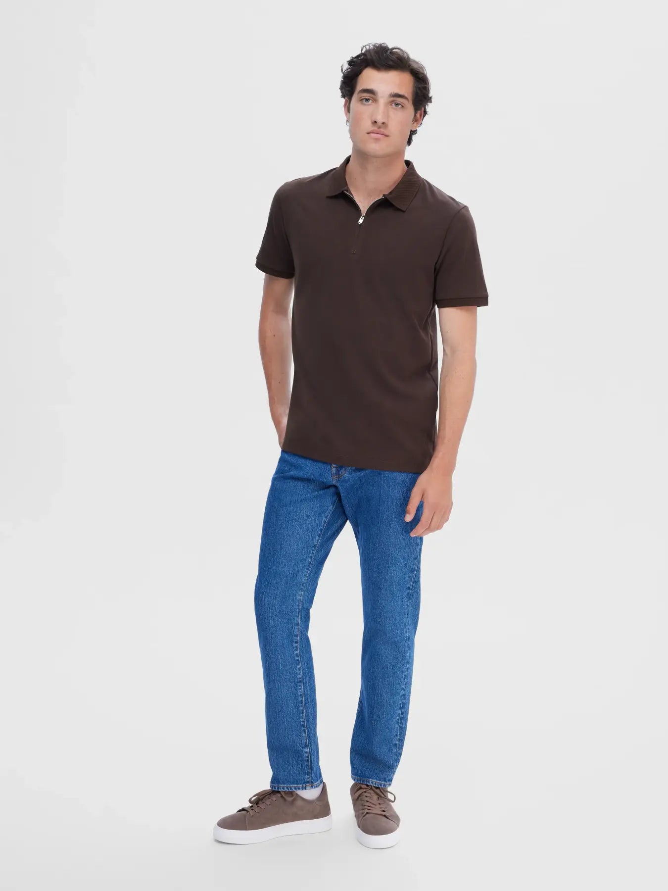Zip polo