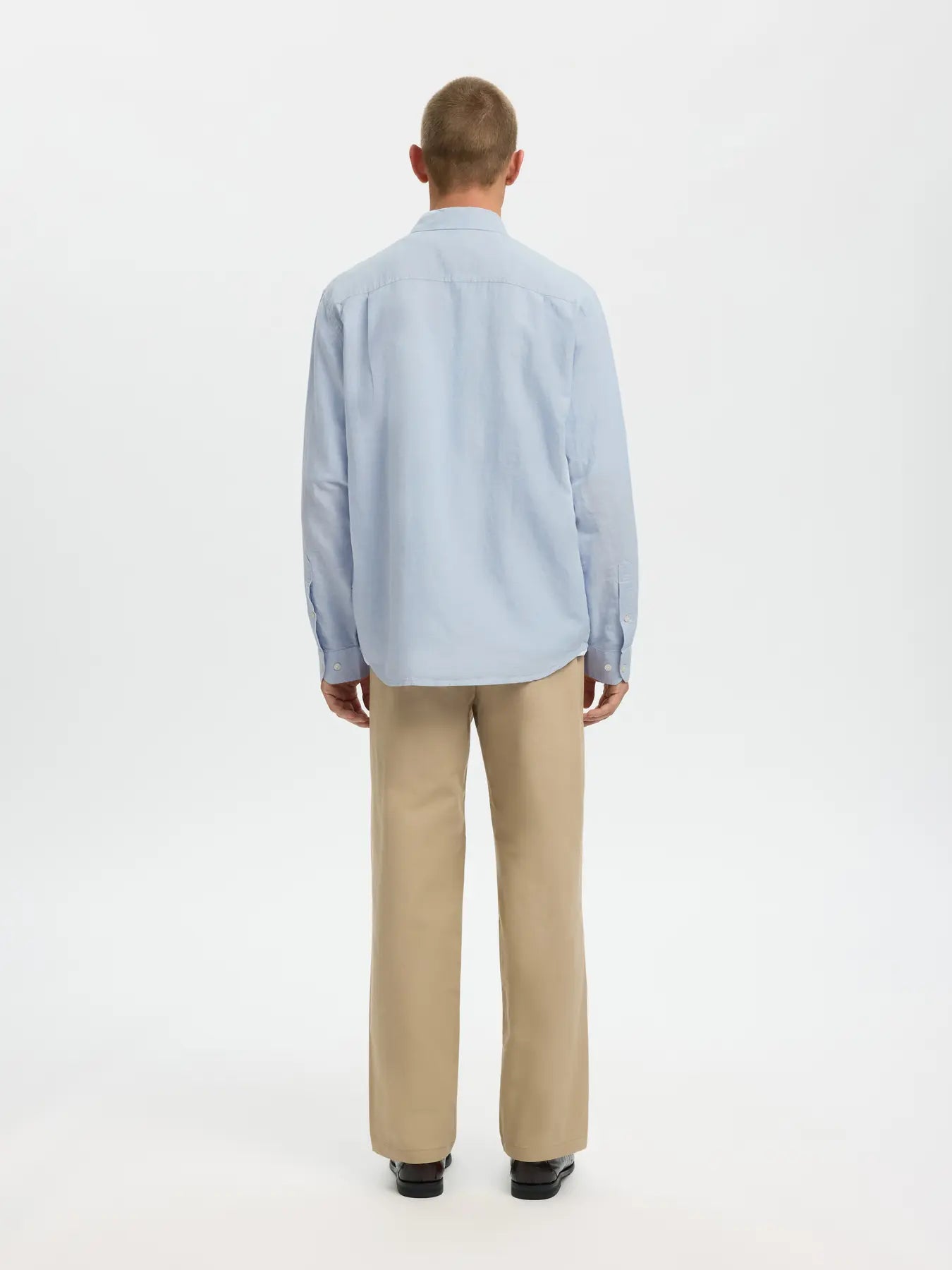 Camisa Larga de Lino